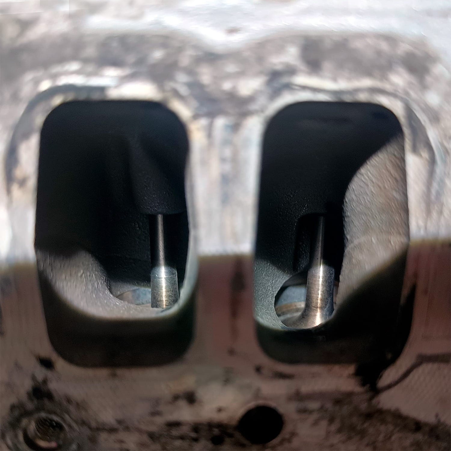 orzeszkowanie dolotu - po czyszczeniu