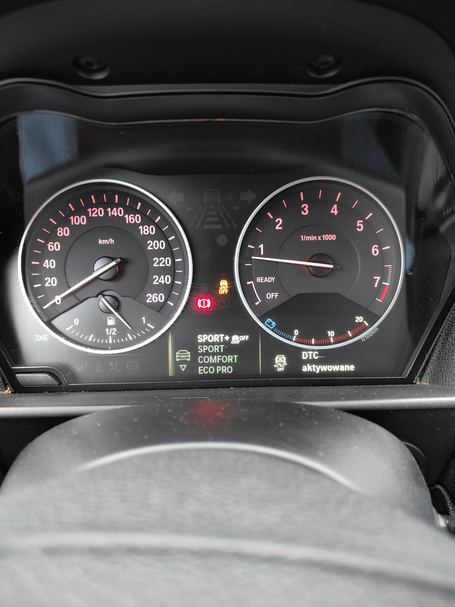 konwersja BMW USA EU - licznik